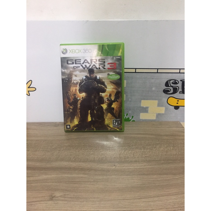 Jogo  Gear Of War 3 Xbox360 Usado