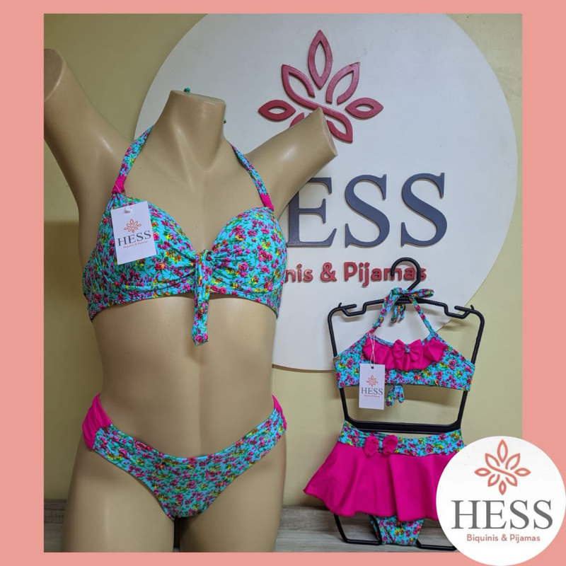Tal Mãe Tal Filha neon Moda Praia - Biquíni Tal Mãe Tal Filha / Kit Biquíni Iguais