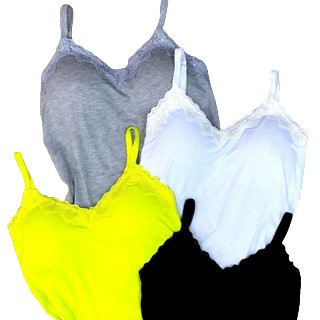Blusa Alcinha Com Renda e Bojo