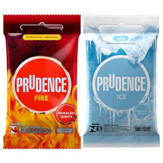 Kit Preservativo Camisinhas Fire Esquenta Ice Gela 2x3 unidades