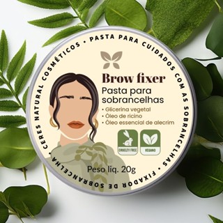 Brow Fixer - Pasta Para sobrancelha com Óleo de Ricino e Alecrim - Hidratante
