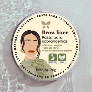 Brow Fixer - Pasta Para sobrancelha com Óleo de Ricino e Alecrim - Hidratante
