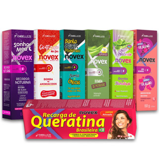 Recargas Novex 80g Nutrição Hidratação Reconstrução