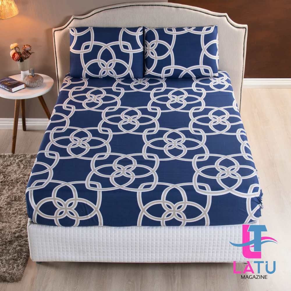 Jogo De Lençol 400 Fios Percal 2 Peças Solteiro - Estampado Geométrico E Floral SORTIDAS em Oferta na Shopee