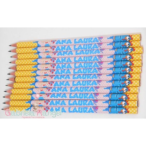 Lapis escolar personalizado, faço qualquer tema em Oferta na Shopee