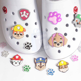 Pin Jibbitz | Patrulha Canina | Skye | Rubble | Marshall | Chase | Rocky | Cachorro | Cachorros | Desenho Animado | Botão Botons DIY Para Crocs ou Similar | Para Croc Coleção | Botão de Pinos | Botão Sapato