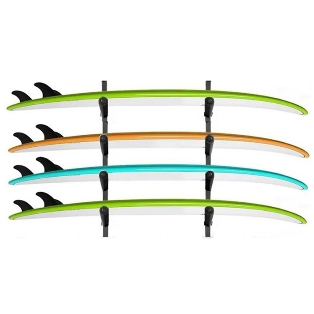 Suporte Prancha De Surf Inclinado Xproshape Para 4 Pranchas