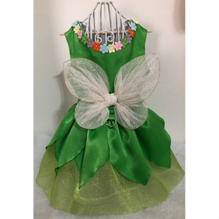 Vestido Sininho para pet, fantasia tinker Bell. em Oferta na Shopee