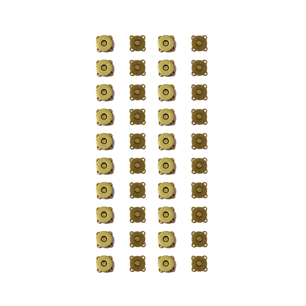 20 Botao Magnetico Imantado para bolsas carteiras casacos 18mm