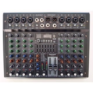 MESA DE SOM 8 CANAIS USB BLUETOOTH TOPSOM TSV-8