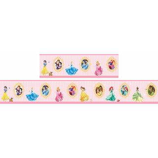 Faixa Decorativa Infantil Menina Adesivo Papel de Parede PRINCESAS F2