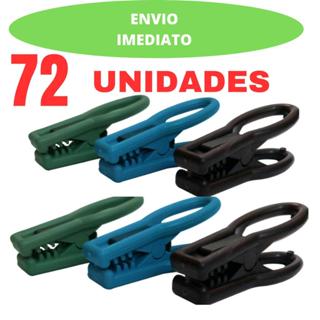 Kit 72 Prendedor De Roupa Pregador De Plástico Ótima Qualidade em Oferta na Shopee