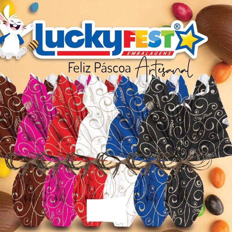 25 Sacos Para Embalar Ovo Páscoa  Envelope Express 100g 150g 250g 350g ARTESANAL em Oferta na Shopee