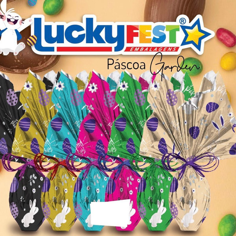 25 Sacos Para Embalar Ovo Páscoa  Envelope Express 100g 150g 250g 350g GARDEN OFF em Oferta na Shopee