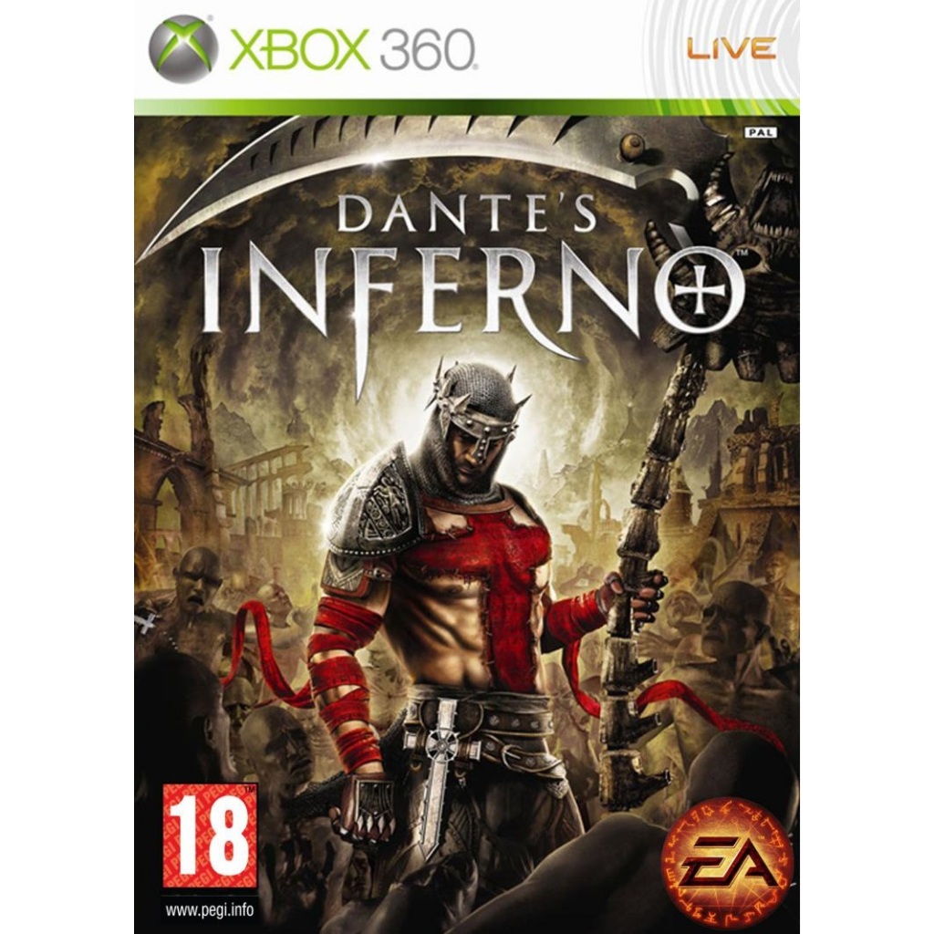 dante´s inferno midia fisica - xbox 360
