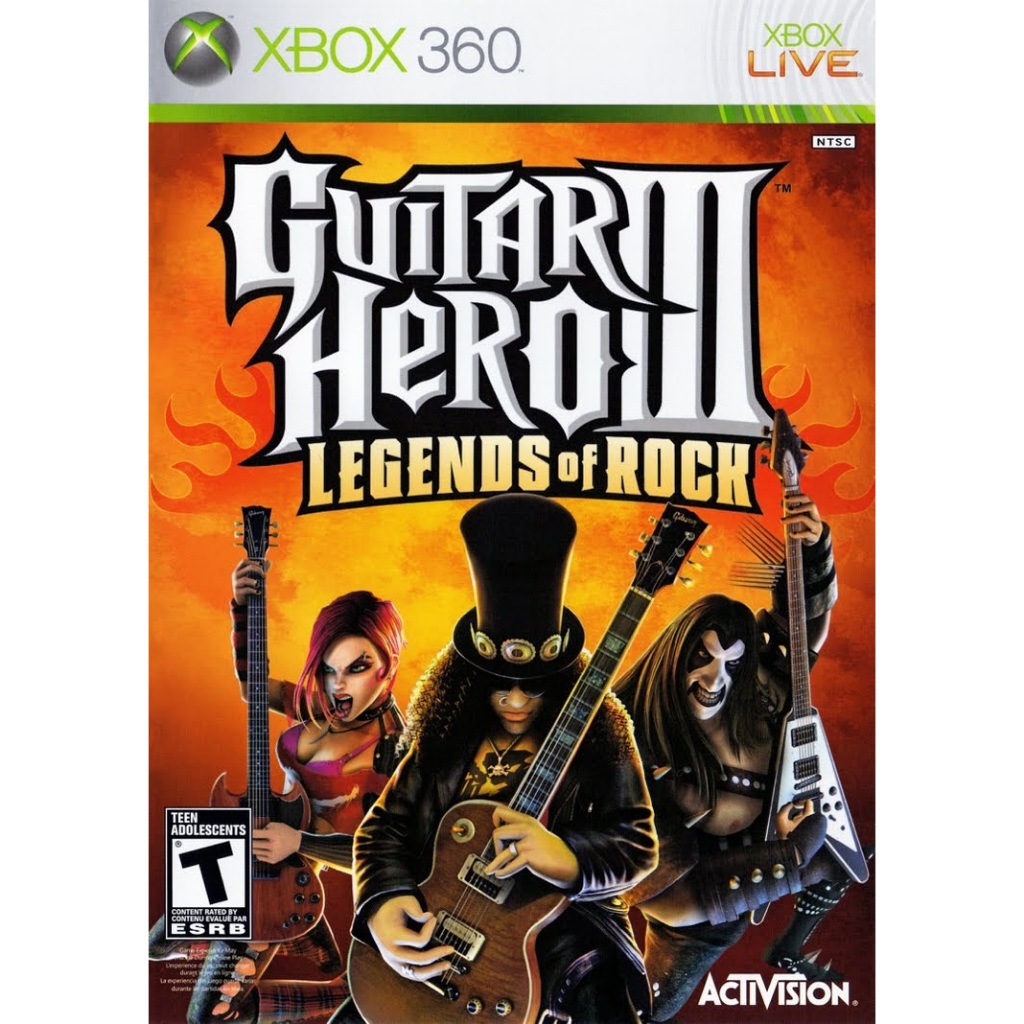 guitar hero lll legends of rock midia fisica - xbox 360