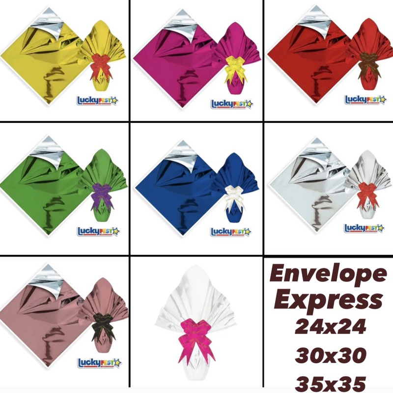 25 Sacos Para Embalar Ovo Páscoa  Envelope Express 100g 150g 250g 350g PÁSCOA 2025