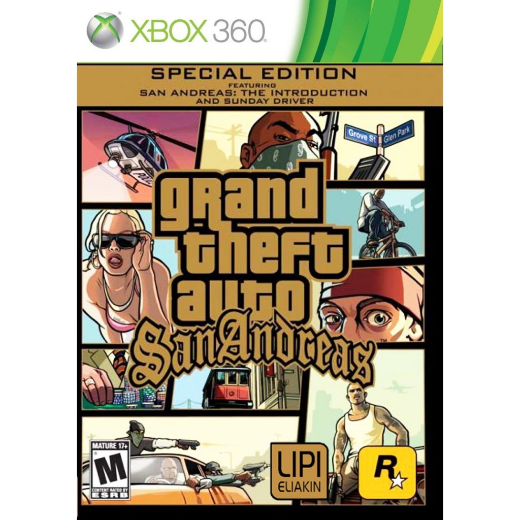 grand theft auto san andreas gta midia fisica - xbox 360 em Oferta na Shopee