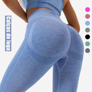 JCOLOUR MARCA Calça Legging Esportiva Academia Feminina Poliamida Elástica Secagem Rápida
