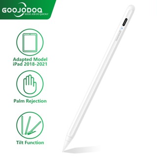 Goojodoq 10ª geração caneta touch rejeição da palma da mão Função de inclinação para ipad Air 4 5 10.9 Gen7 Gen8 10.2 Pro 11 12.9 2018 2020 10.5 Mini 5