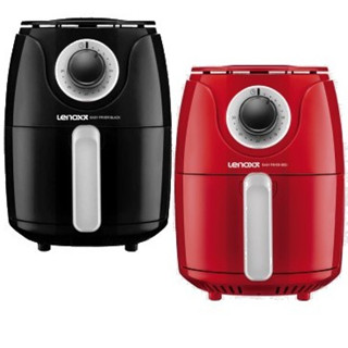 Fritadeira Elétrica Air Fryer Sem Óleo Easy Fryer Lenoxx 110V 1000W Ar Preto ou Vermelho (Selecione)
