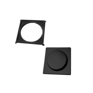 Ralo Click 10x10 Com Porta Grelha Preto Fosco P/ Banheiro em Oferta na Shopee