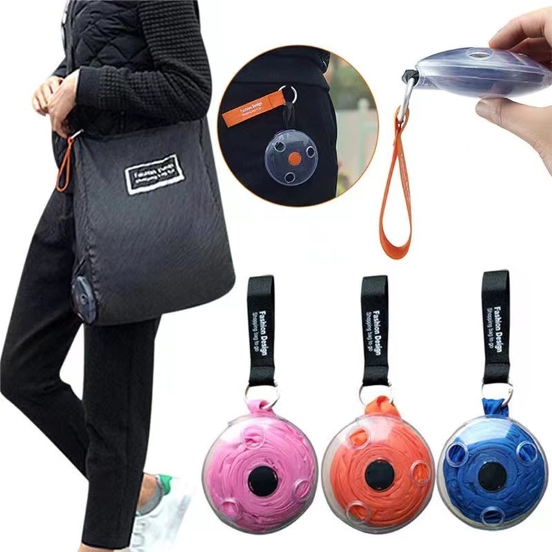 Mini Bolsa Portatil Para Bolso Ou Chaveiro Em Poliester Mini Bolsa Portatil Para Bolso Ou Chaveiro Em Poliester