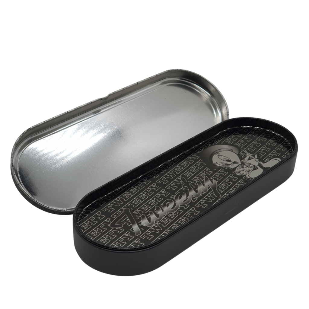 Estojo Escolar de Lata 24 Lapis Looney Tunes Piu Piu Usado