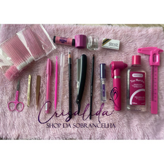 Kit Design de Sobrancelhas Universal rosa