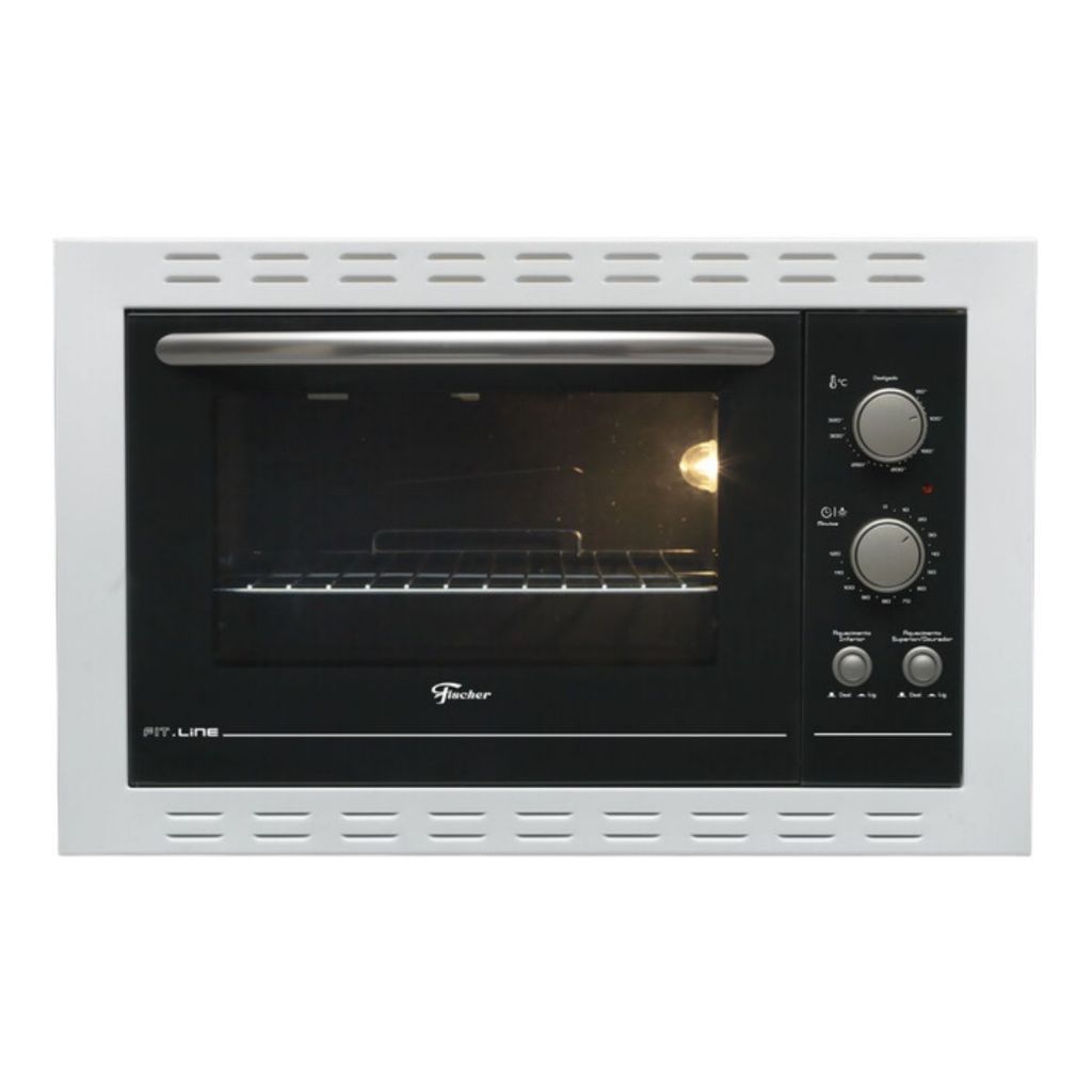 Forno de Embutir Elétrico Fischer Fit Line 44L Frontal Branco - 26818