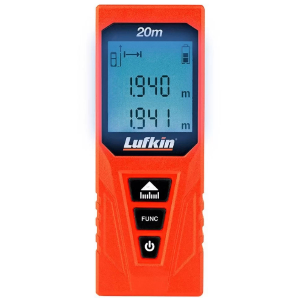 Nivel Medidor Trena a Laser 20 metros LUFKIN - TL0020