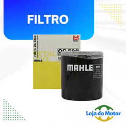 Filtro de Óleo Chevette 1973 a 1993 1.0 1.4 1.6 original Mahle Metal Leve oc504