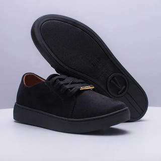 Tênis Vizzano Básico Casual Feminino Camurça + 3 Pares de Meias Original com Nota Fiscal e Garantia em Oferta na Shopee