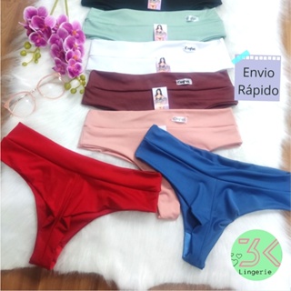 Kit 2,3,5,7,10 Calcinha Fio Duplo Conforto Sem Viés Com Cós Duplo Frete Dupla Costa Dupla Moda Íntima em Oferta na Shopee