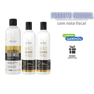Borabella Neutralizante NeutraQuimic 500ml + Kit Não Chore Mais Progressiva Orgânica