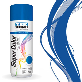 Tinta Spray Azul Metálico Uso Geral Secagem Rápida 350ml Tekbond