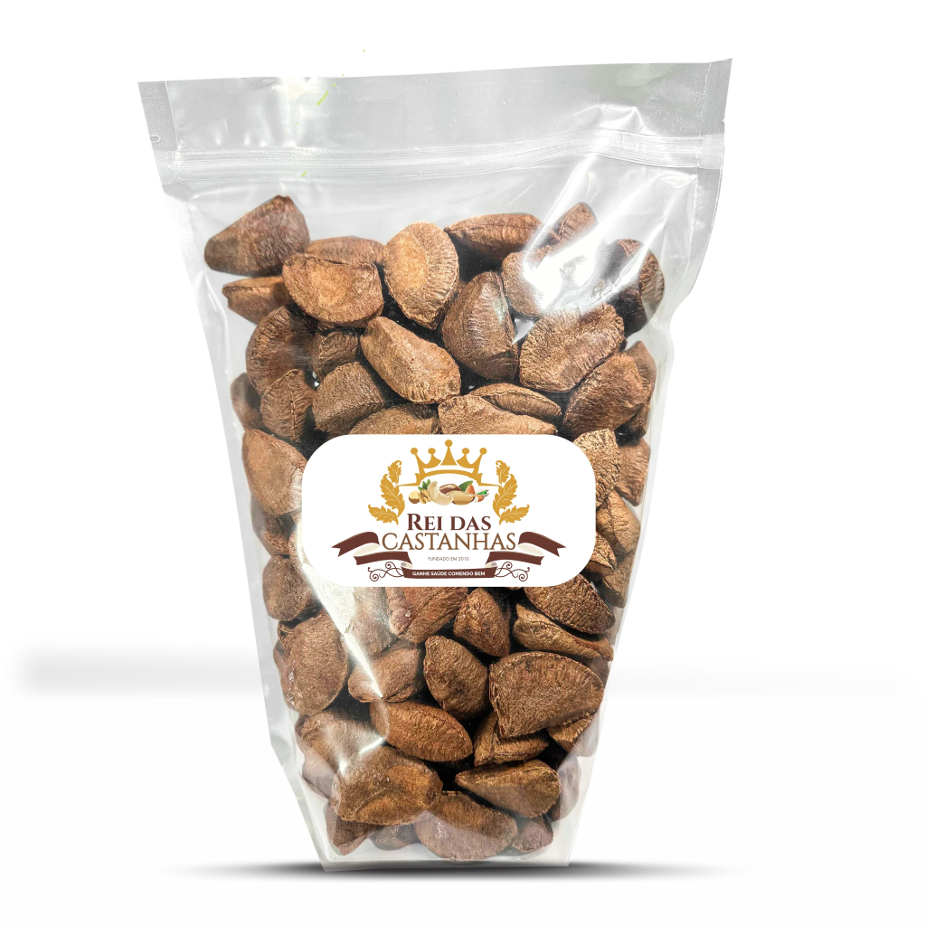 Castanha do Pará Na Casca Premium [TIPO EXPORTAÇÃO] [COM ATM] - 1KG - Indústria Rei das Castanhas em Oferta na Shopee