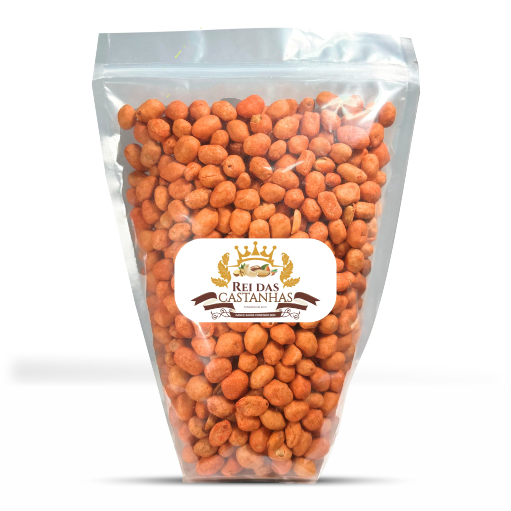 [Amendoim Japonês Premium] Apimentado [COM ATM] - 1KG - Indústria Rei das Castanhas em Oferta na Shopee