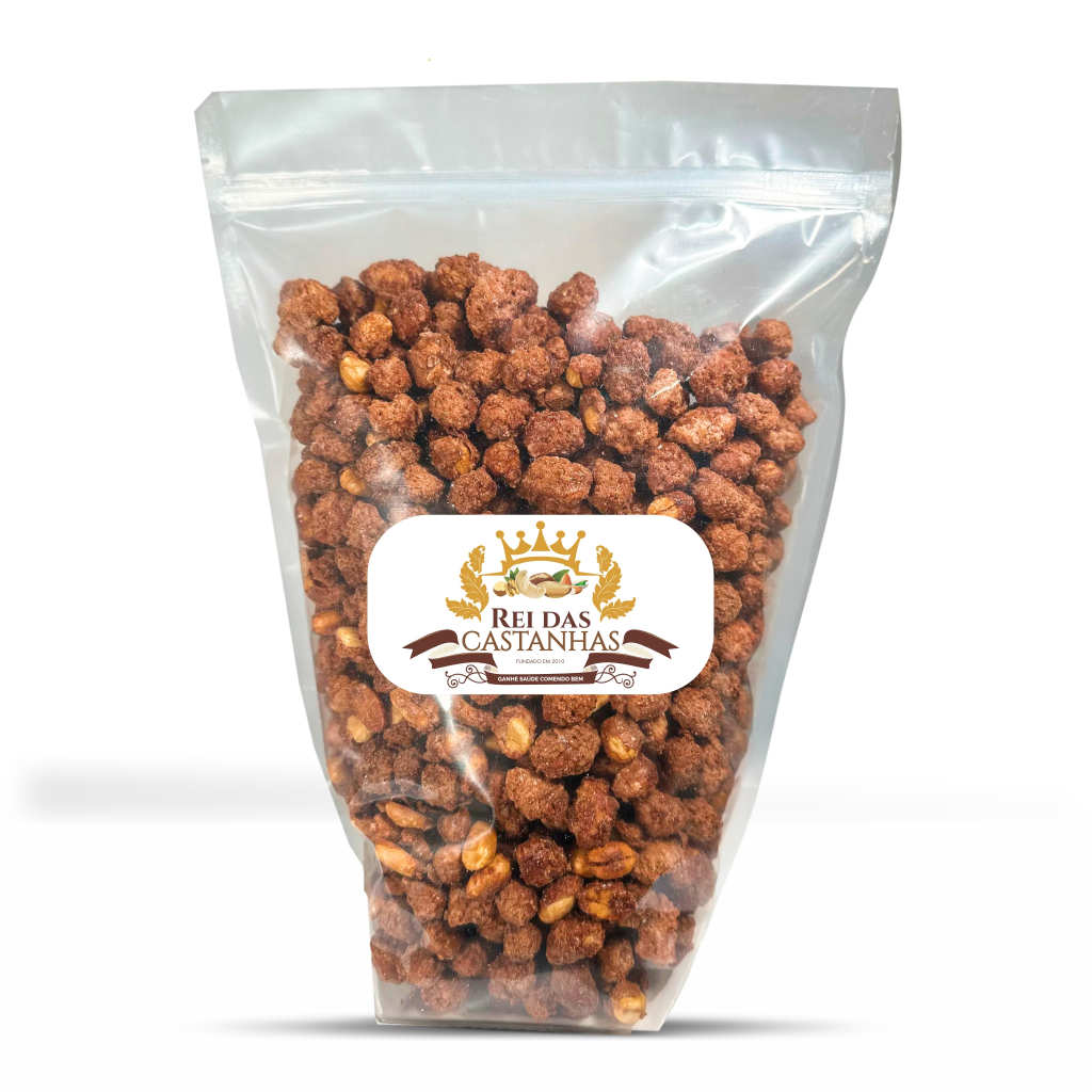 Amendoim Caramelizado Premium [COM ATM] - 1KG - Indústria Rei das Castanhas em Oferta na Shopee