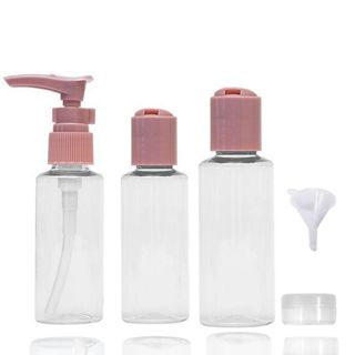 Kit Frasco de Viagem para Shampoo, Creme, Sabonete, Cosméticos + Necessaire