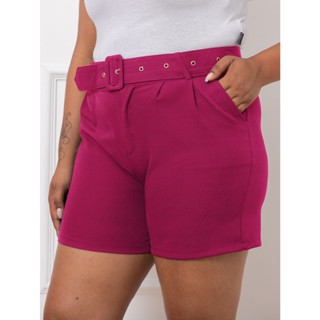 Short Plus Size alfaiataria com Cinto removivel Elegante social
