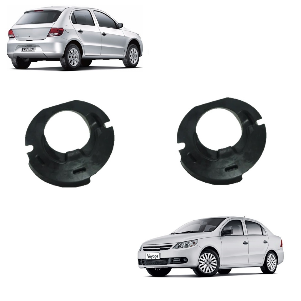 Kit Apoio Calço Mola Suspensão Gol Voyage Saveir G5 Fox Polo