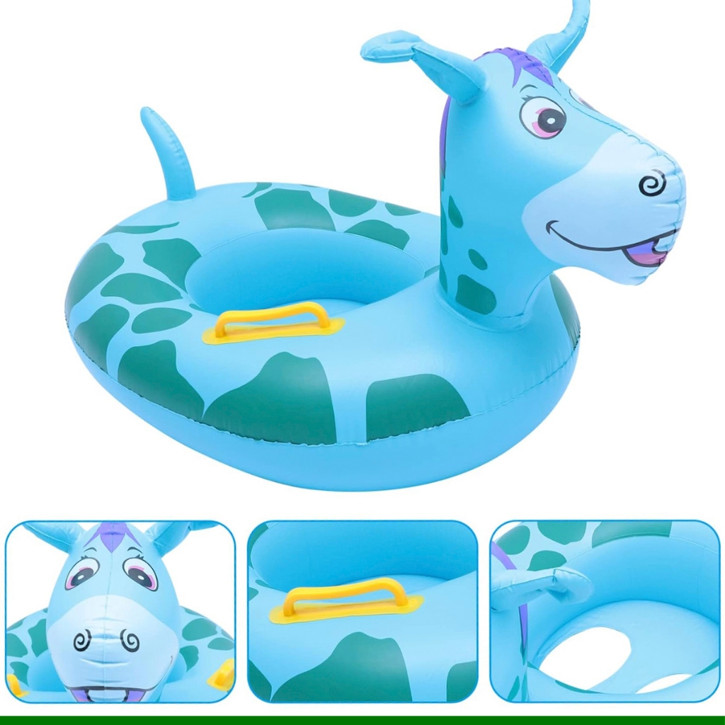 Boia Infantil para Piscina Bichinho Inflável com Pezinho Burro - Snel