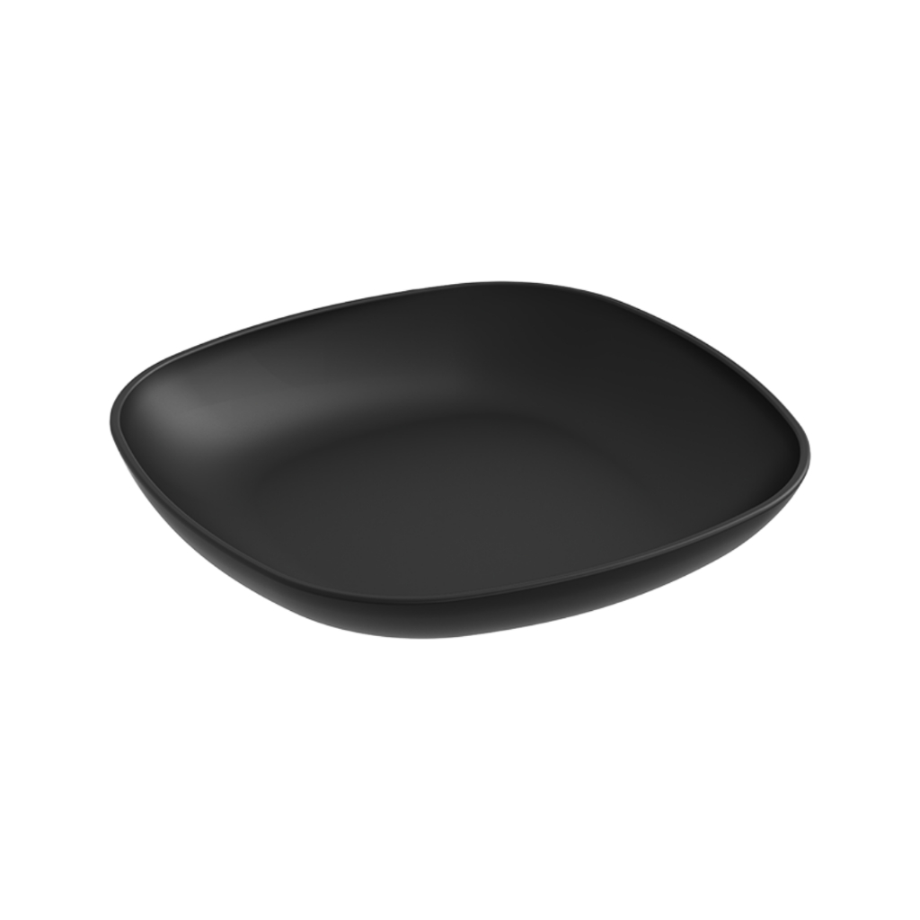Prato Coza Essential 17,2x17,2x2,7 cm Preto em Oferta na Shopee