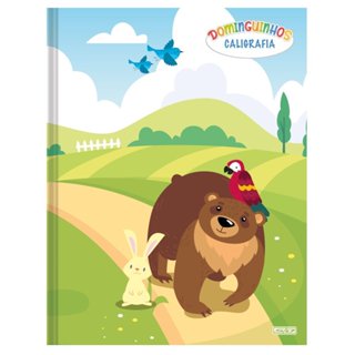 Caderno Pauta Verde São Domingos Capa Dura 40fls em Oferta na Shopee