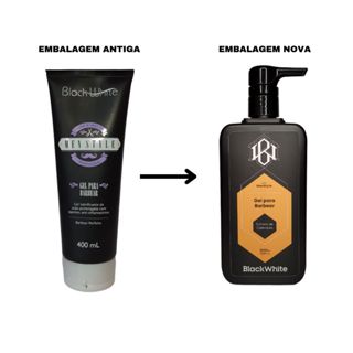Gel para Barbear 500ml - Black White