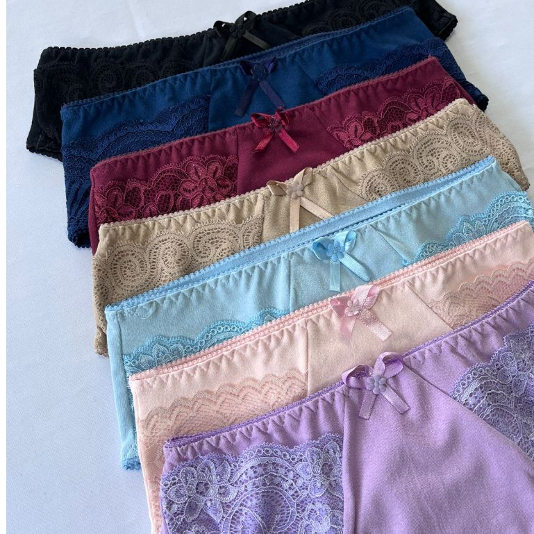 Kit 5 Calcinhas Calçola Cotton Senhora Cintura Alta Tangão Forro Algodão Conforto Lingerie Feminina em Oferta na Shopee