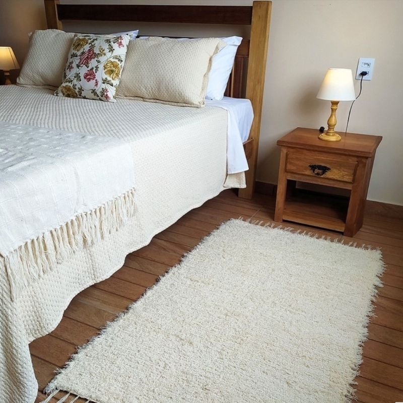 Tapete Passadeira Casa Quarto Corredor Sala Escritorio Consultorio 80x200 Dupla Face Pelo Baixo Felpudo Algodao Minimalista Vintage Ideia Presente Mae Esposa Noiva