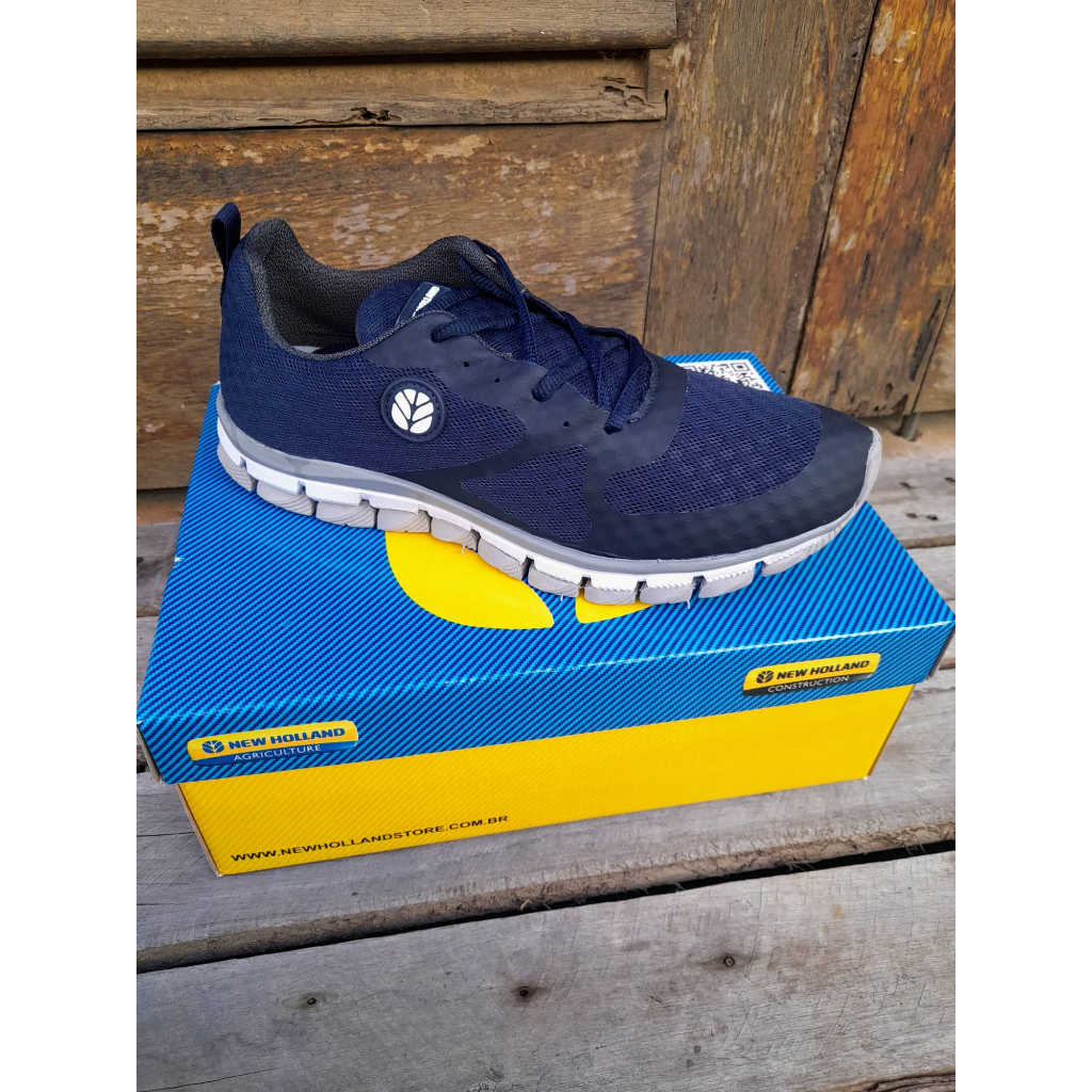 Tenis New Holland Original Masculino Marinho/cinza Promoção