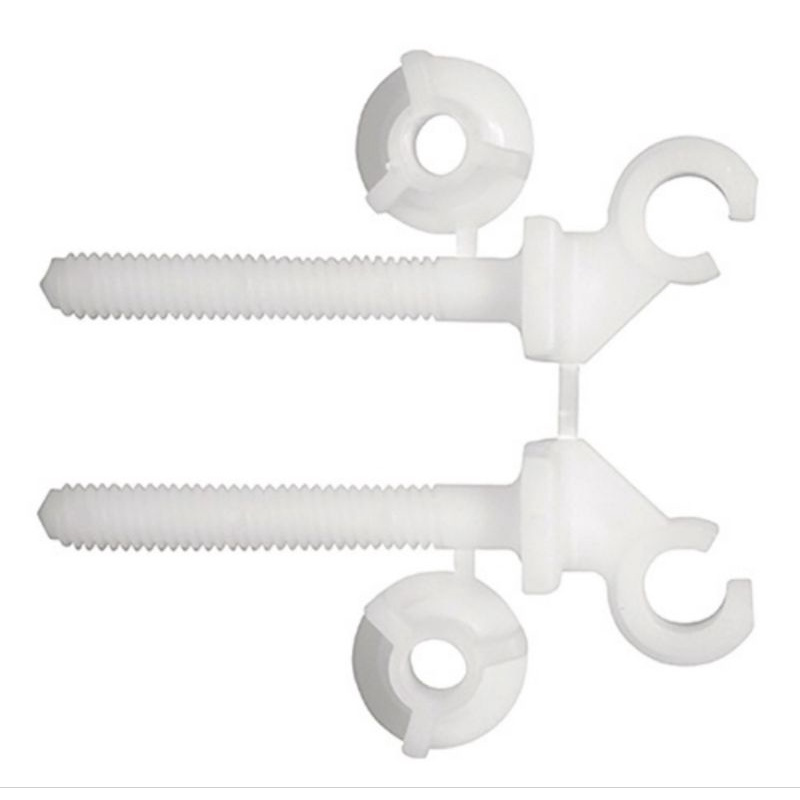 Conjunto de Parafuso para Fixação de Assento Sanitário Tigre Plena com 1 Par